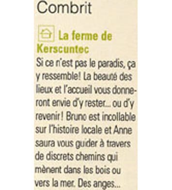 la presse la ferme de kerscuntec