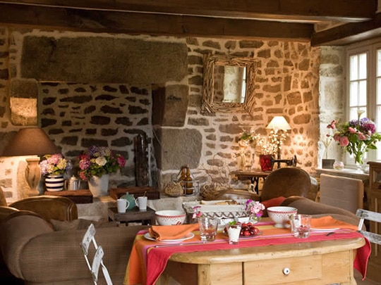 salon indépendant du petit-déjeuner gîte de charme sainte marine