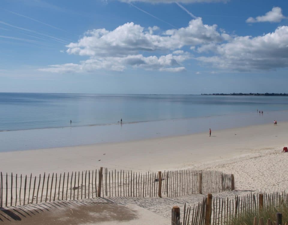 plage de Kermor Combrit près de la Ferme de kerscuntec